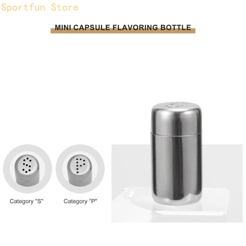Camping Cooking Container - 2 จำนวนมากความทนทานเครื่องเทศ Jar ขนาดเล็กเครื่องจ่ายเกลือกลางแจ้งอุปกรณ์ทำอาหารสำหรับย่างกลางแจ้งกิจกรรม X7JD