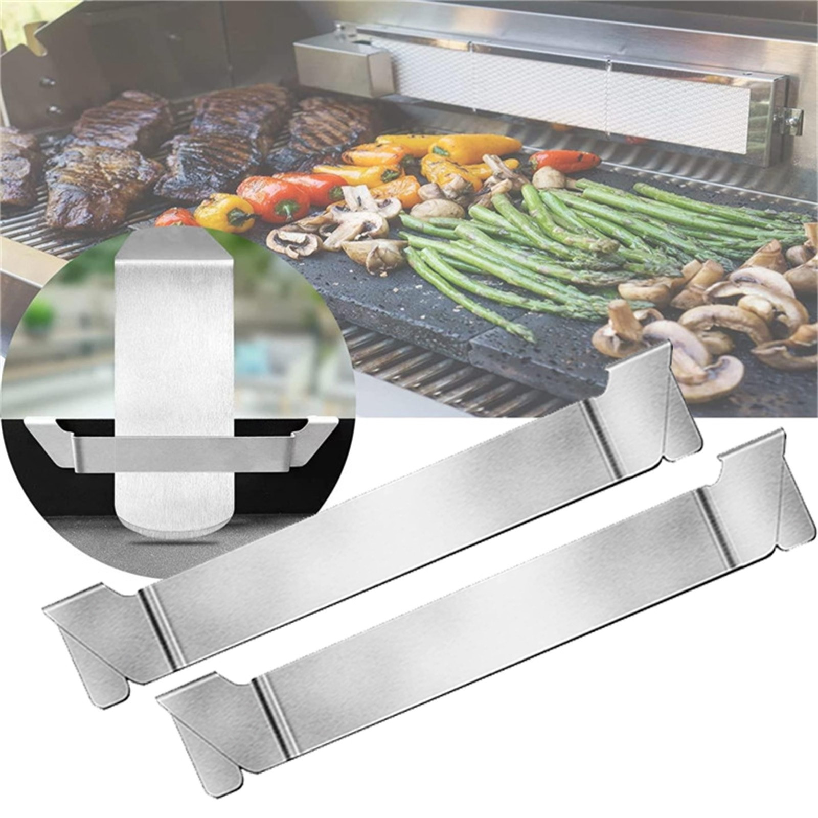 Camping Cooking Flat Top - ที่วางตะหลิวเหล็กสำหรับเตาบาร์บีคิว อุปกรณ์เสริมสำหรับเตาแบล็คสโตน แคมป์เชฟ และเตาแบบพื้นเรียบ