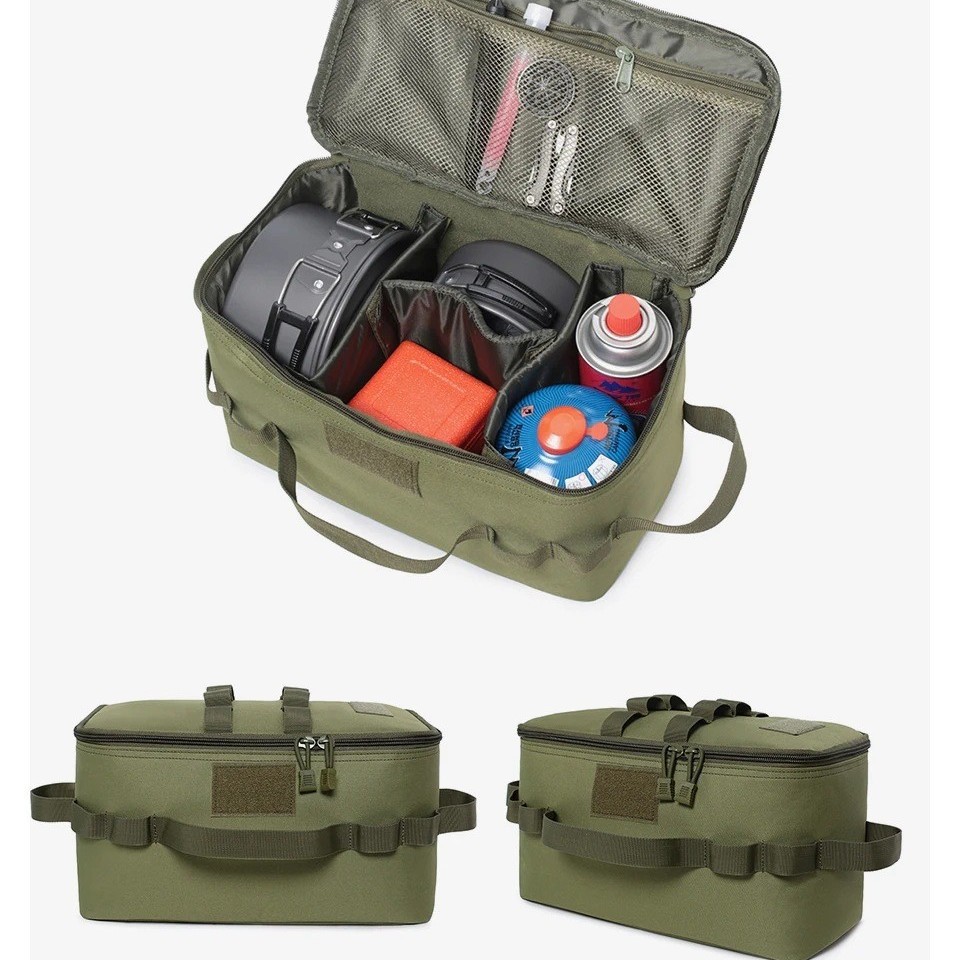 Camping ถังแก๊สเก็บกระเป๋ากลาง - Camping Cooking Organizer บทวิจารณ์และราคา
