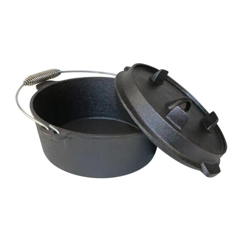หม้อเหล็กหล่อขนาด 25 ซม. สำหรั - Camp Dutch Oven Cast บทวิจารณ์และราคา