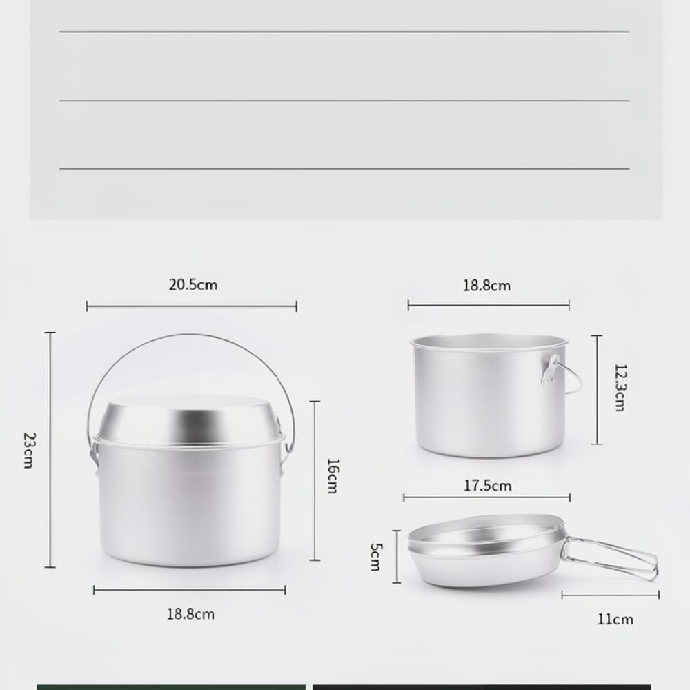 ชุดเครื่องครัวสำหรับแคมป์ปิ้งก - Camping Cooking Dining Set บทวิจารณ์และราคา