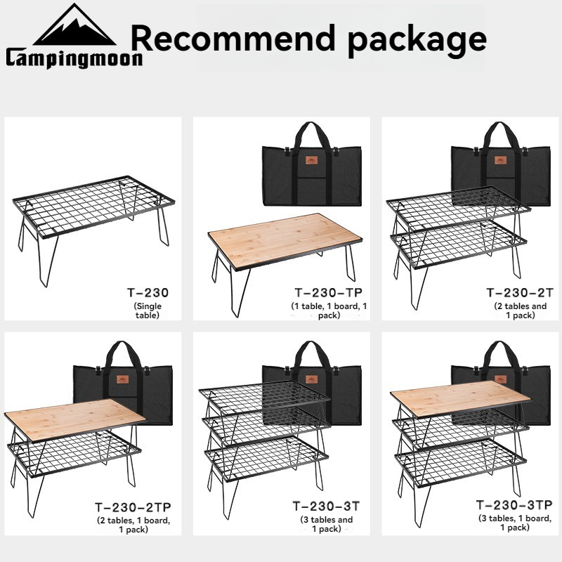 CAMPINGMOON T-230 ชั้นวางของเห - Camping Cooking Table บทวิจารณ์และราคา