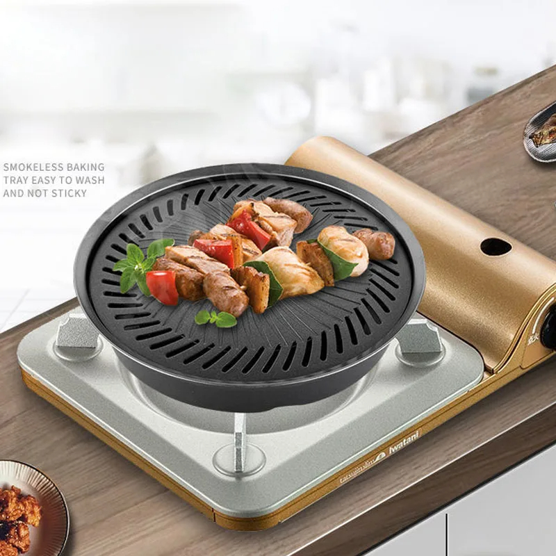 เกาหลี Non-Stick ถาดบาร์บีคิวก - Camping Cooking Flat Top บทวิจารณ์และราคา