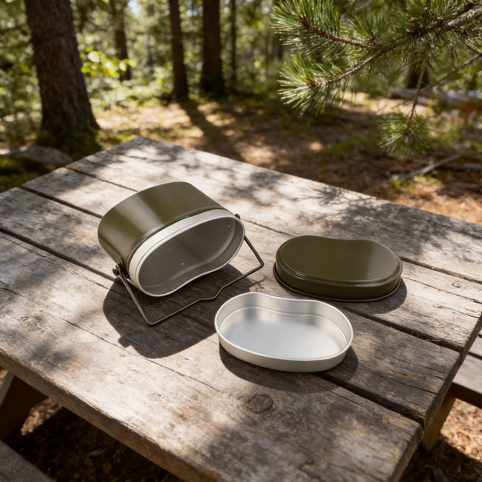 ชุดอุปกรณ์ทำอาหารกลางแจ้ง พร้อ - Camping Cooking Dining Set บทวิจารณ์และราคา
